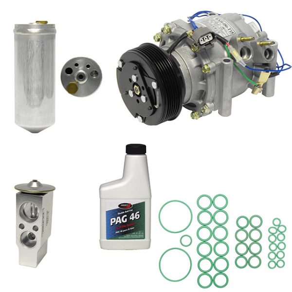 2002 - 2005 Honda Civic 38810PLMA12 New AC Compressor Free A/C KIT 2 Years Warranty  4914